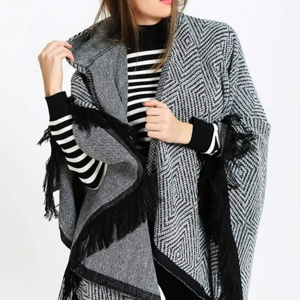 NWT Hooded Poncho Cardigan